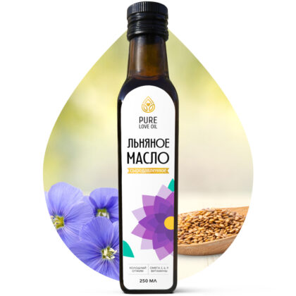 Льняное сыродавленное масло
